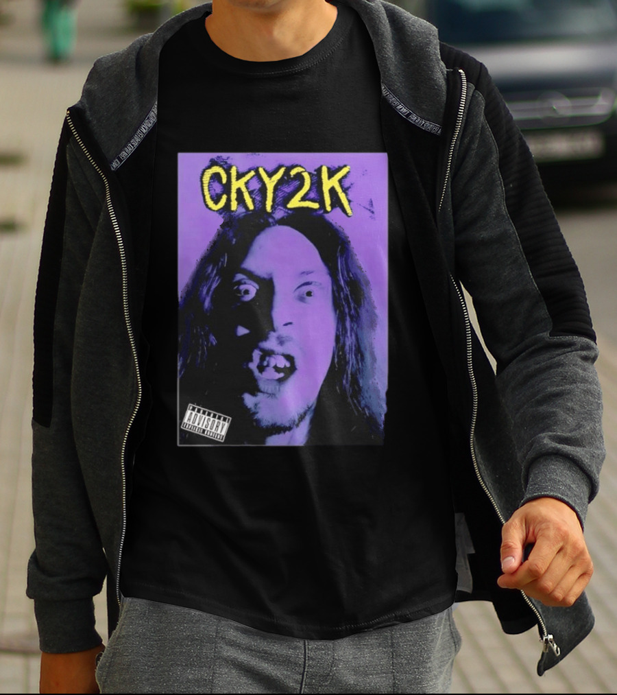 CKY2K Brandon DiCamillo Purple Cover Explicit Content T-Shirt