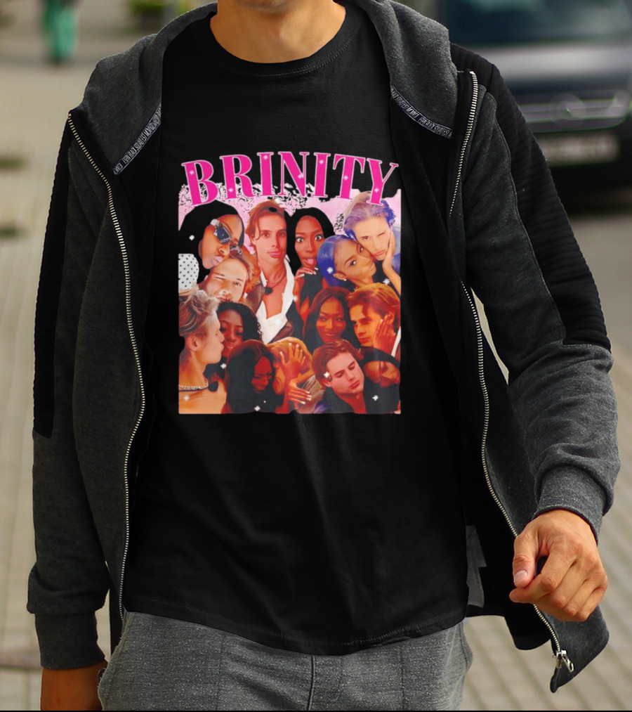 BRINITY Collage Of Couples Moments Embracing Love And Connection T-Shirt