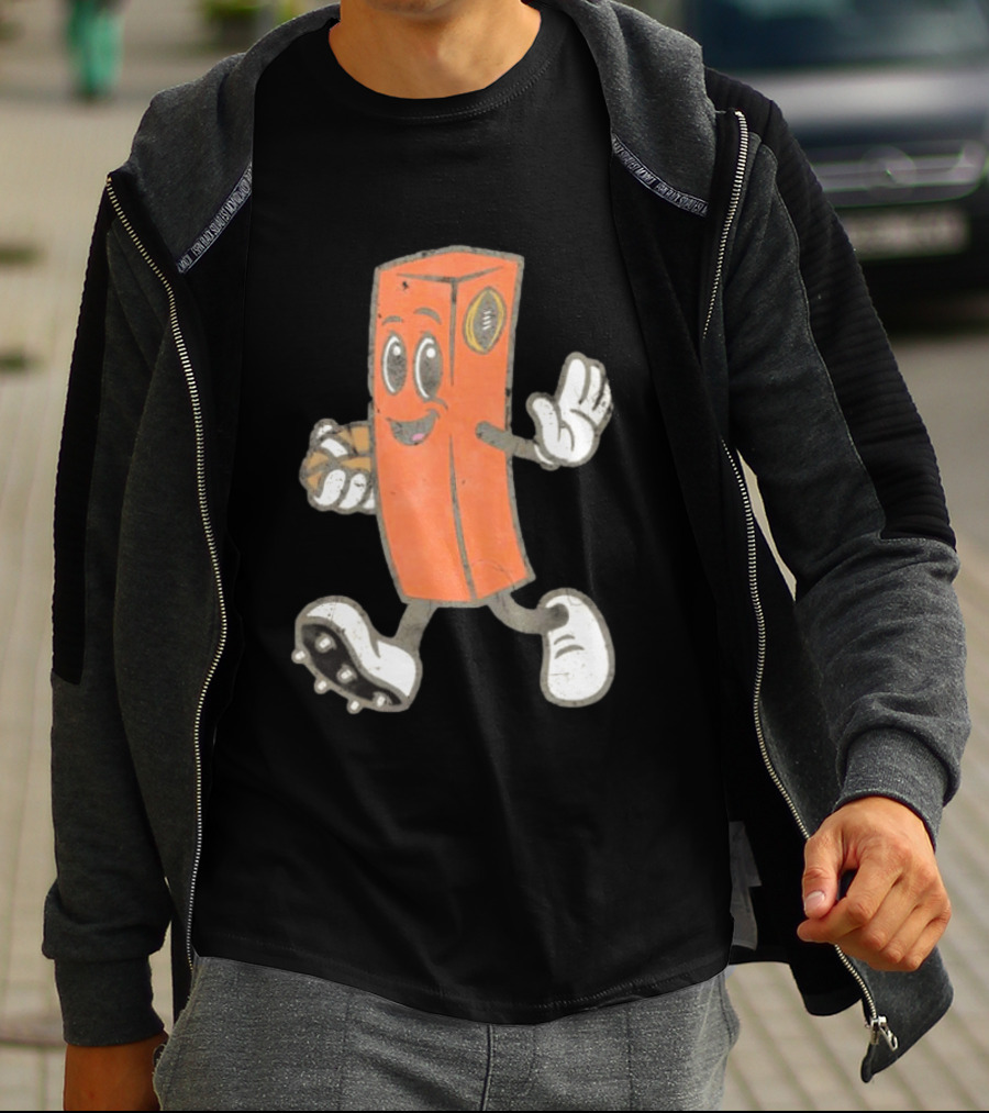 Cleveland Browns Chomps Mascot Football Player T-Shirt