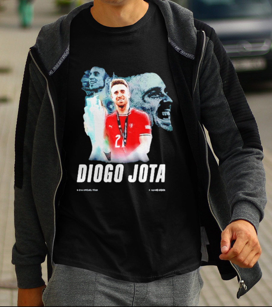 Diogo Jota Portugal No 21 Legends Football Player T-Shirt