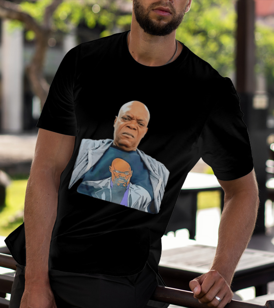 Samuel L Jackson Nick Fury Marvel Cinematic Universe Marvel Studios T-Shirt