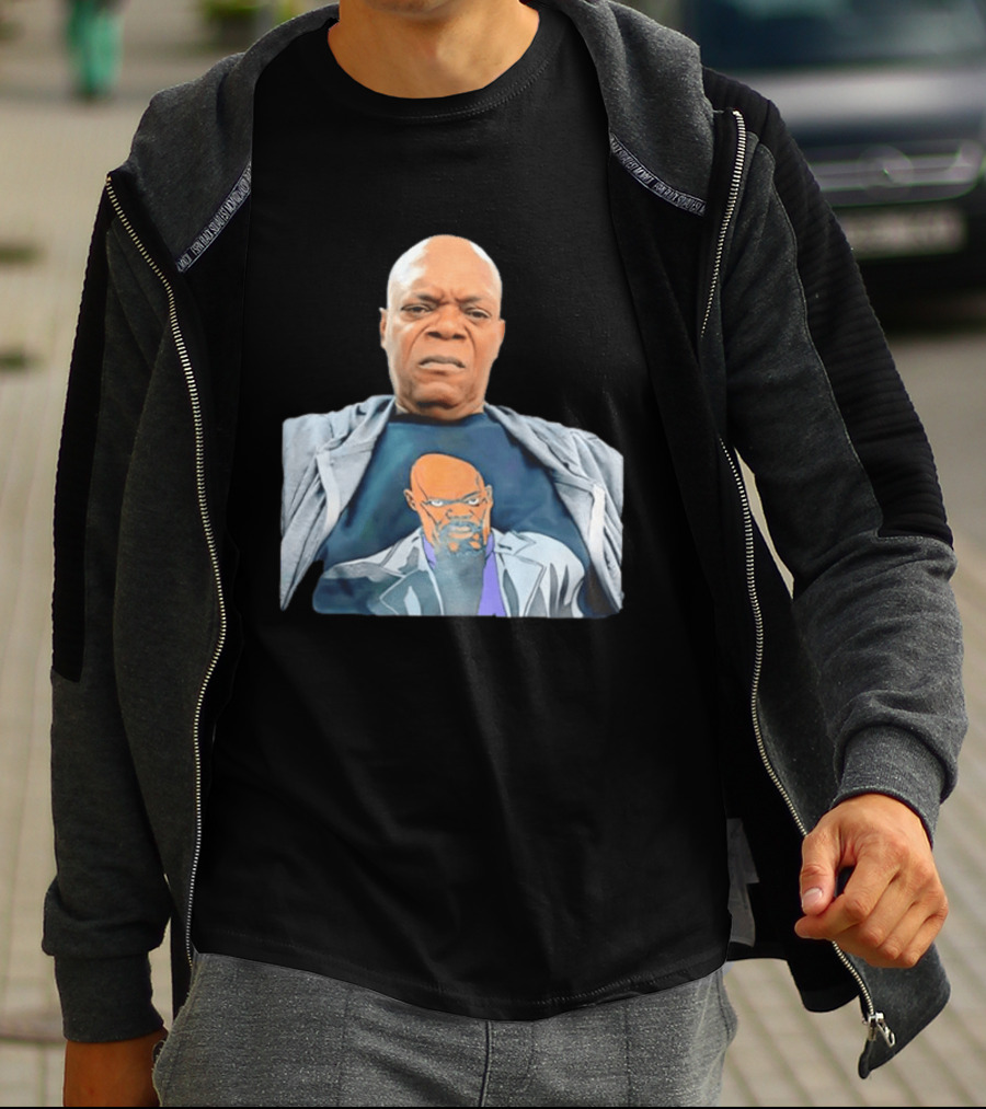 Samuel L Jackson Nick Fury Marvel Cinematic Universe Marvel Studios T-Shirt