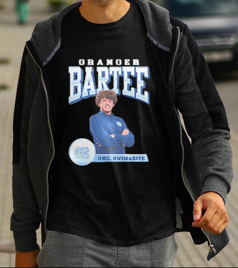 Granger Bartee UNC Swim & Dive North Carolina Tar Heels T-Shirt