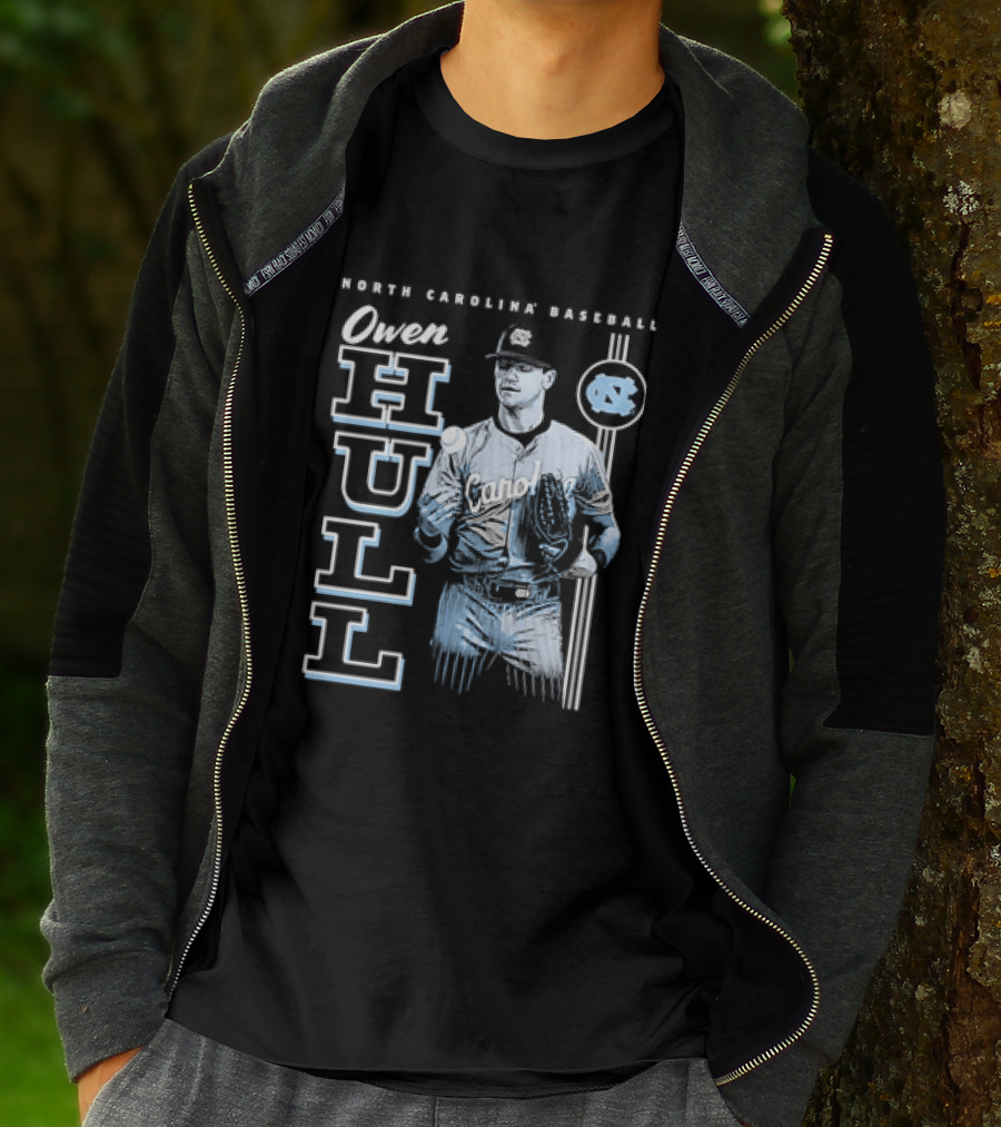 North Carolina Baseball Owen Hull Tar Heels T-Shirt
