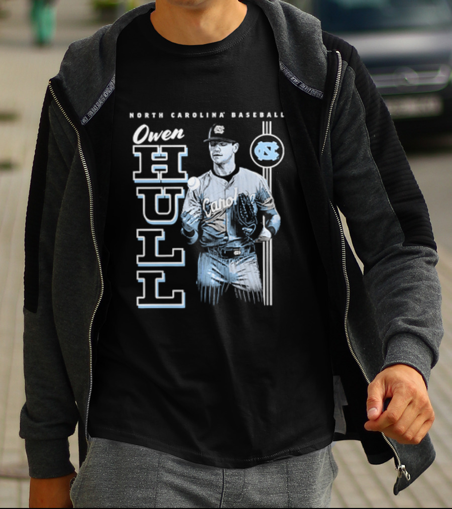 North Carolina Baseball Owen Hull Tar Heels T-Shirt