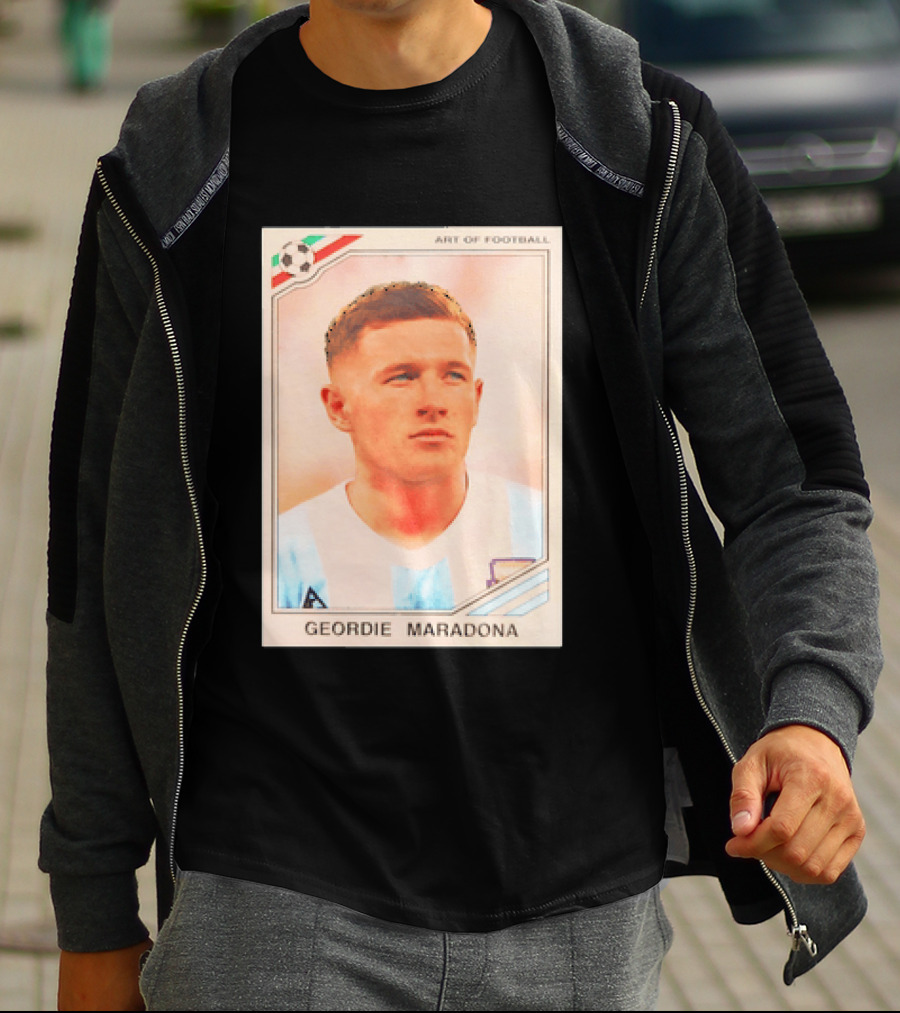 Geordie Maradona Art Of Football Argentina National Team T-Shirt