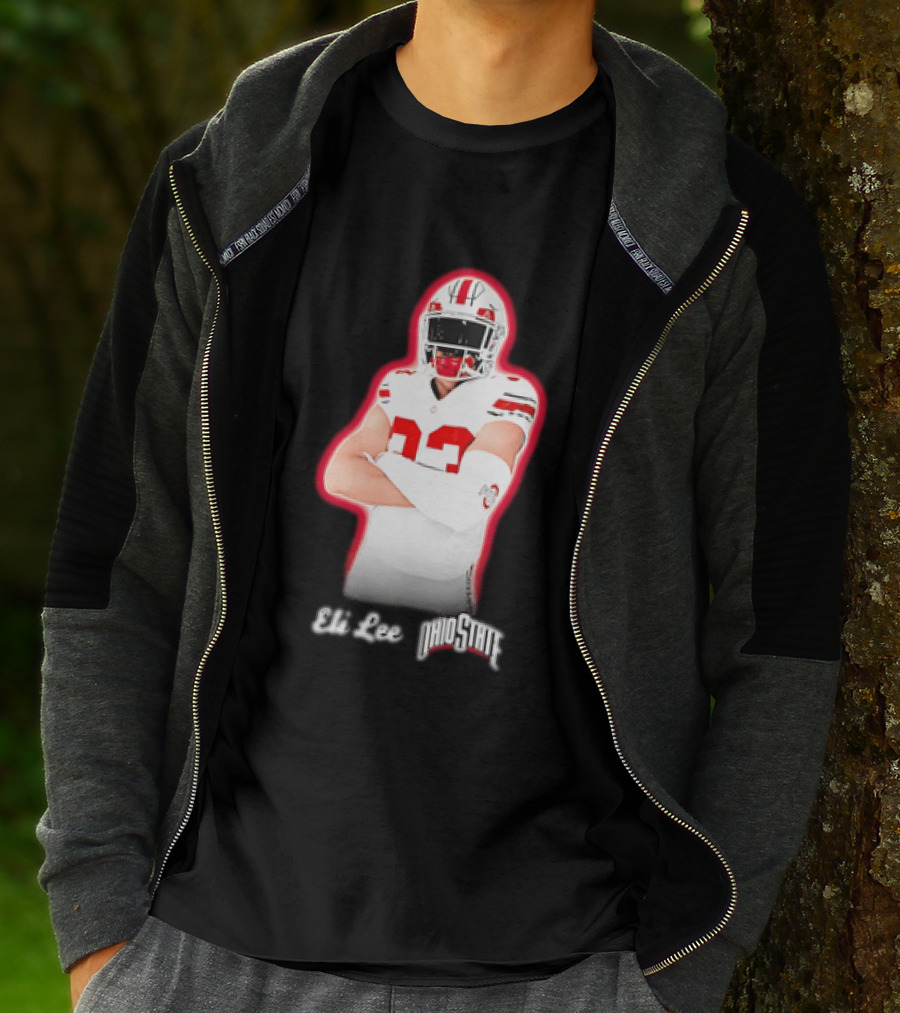 Ohio State Buckeyes Eli Lee 33 Football Player T-Shirt