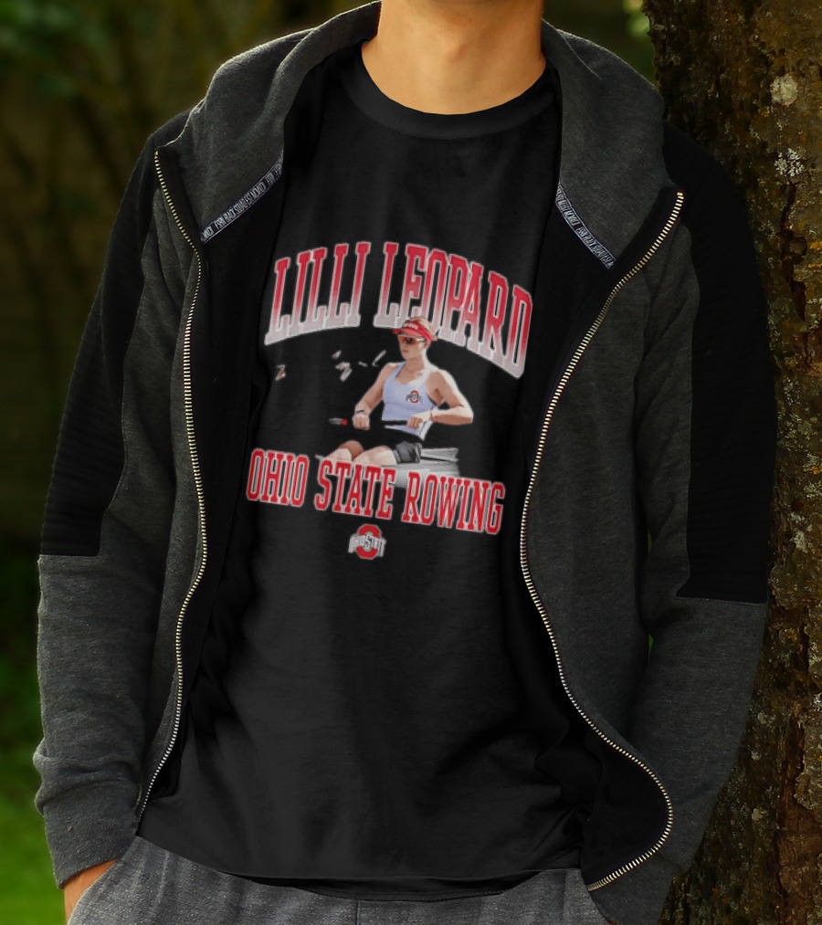 Lilli Leopard Ohio State Rowing T-Shirt