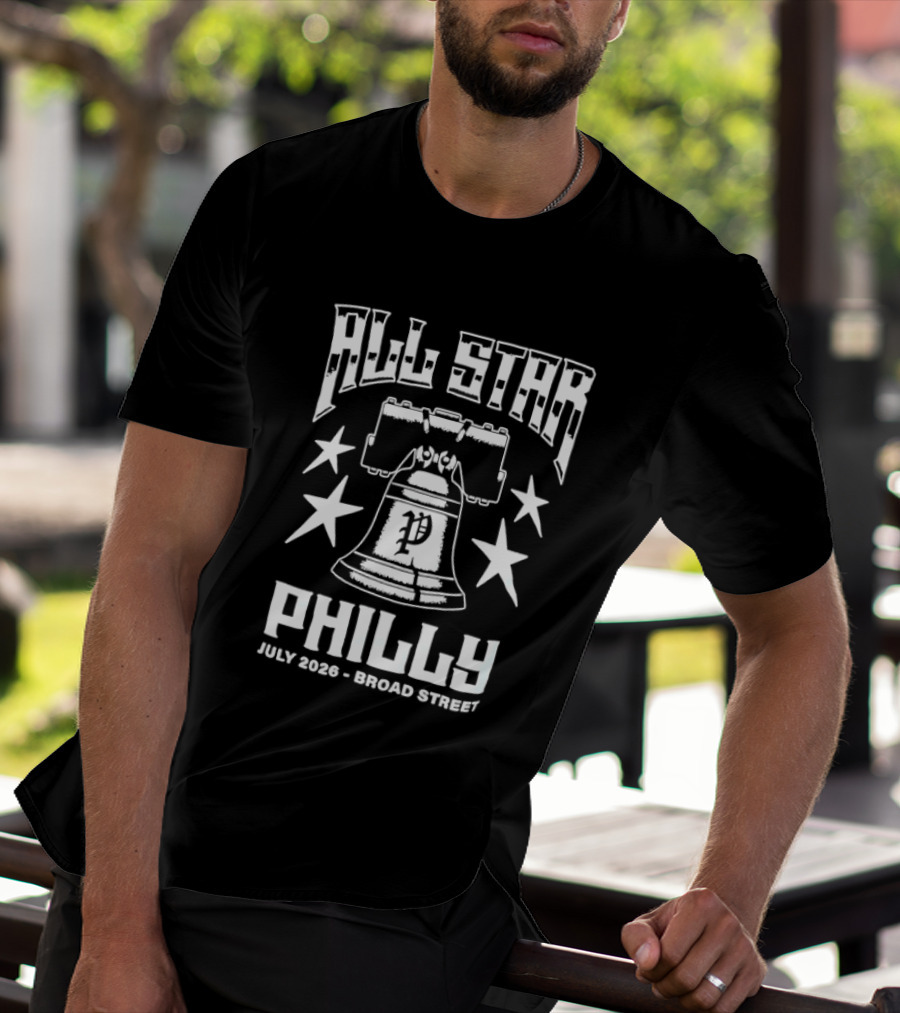 Philadelphia Phillies All Star Philly July 2026 Broad Street Liberty Bell T-Shirt