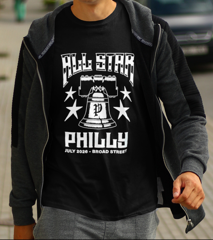 Philadelphia Phillies All Star Philly July 2026 Broad Street Liberty Bell T-Shirt