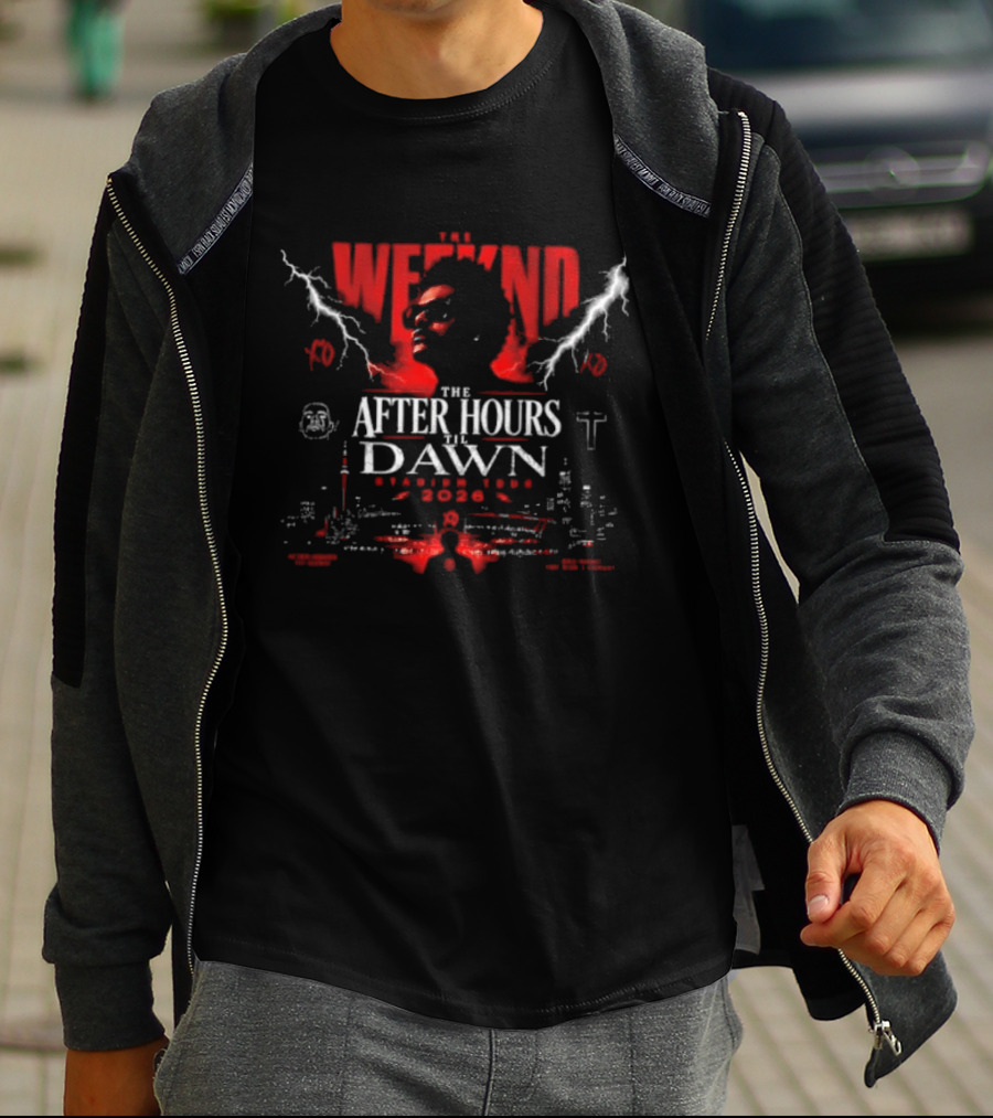 The Weeknd After Hours Til Dawn 2026 Stadium Tour XO Concert Music Band T-Shirt