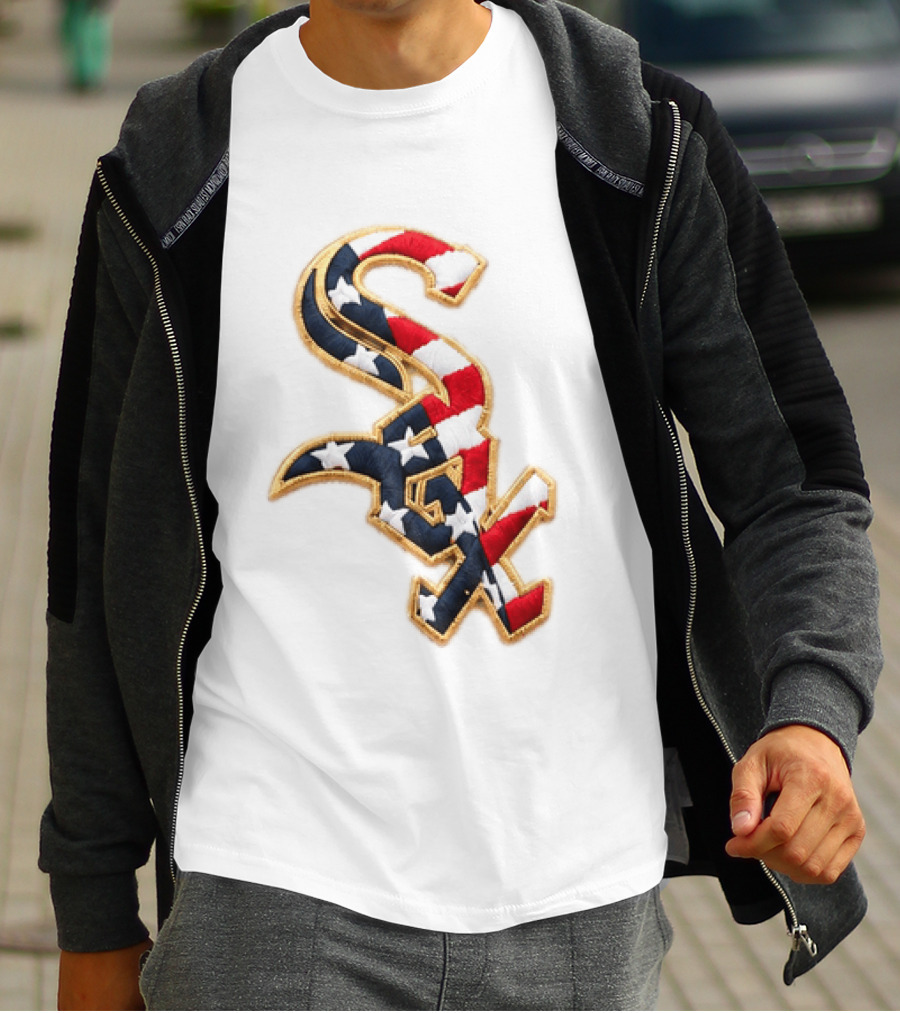 2026 White Sox Patriotic Stars Stripes 4th Of July T-Shirt