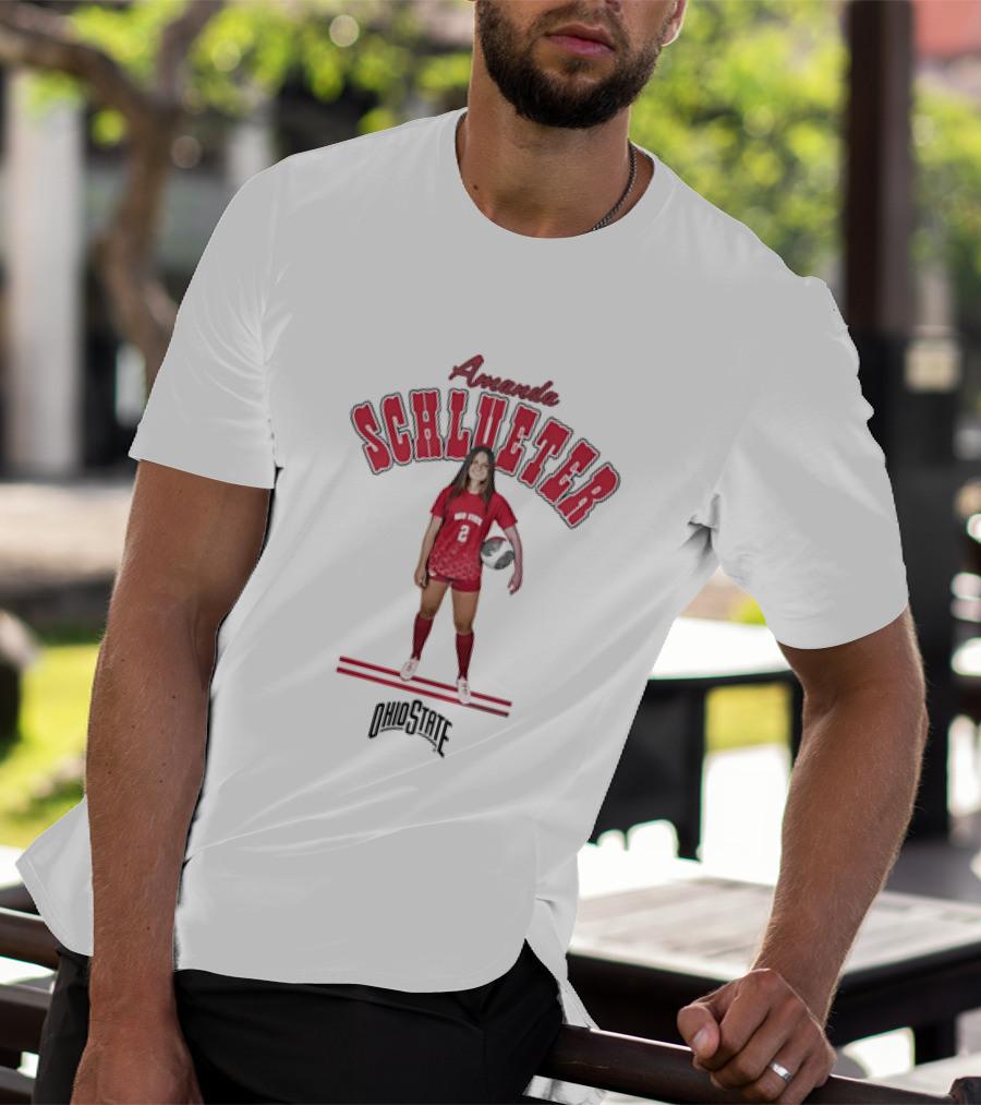 Amanda Schlueter Ohio State Buckeyes Soccer Player T-Shirt