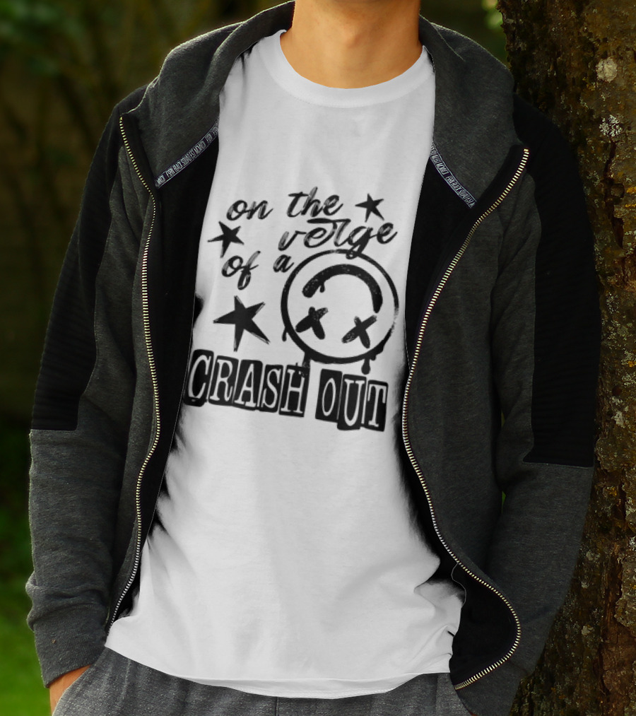On The Verge Of A Crash Out Alarm Stars T-Shirt
