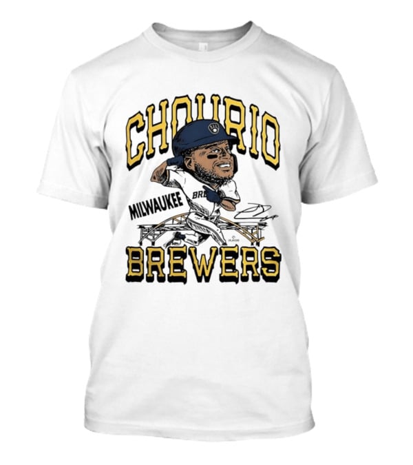 Jackson Chourio Milwaukee Brewers Baseball Player T-Shirt