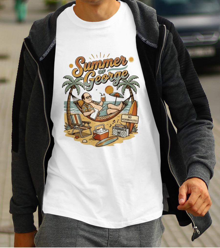 Summer Of George Seinfeld No Responsibilities Beach Relaxation T-Shirt