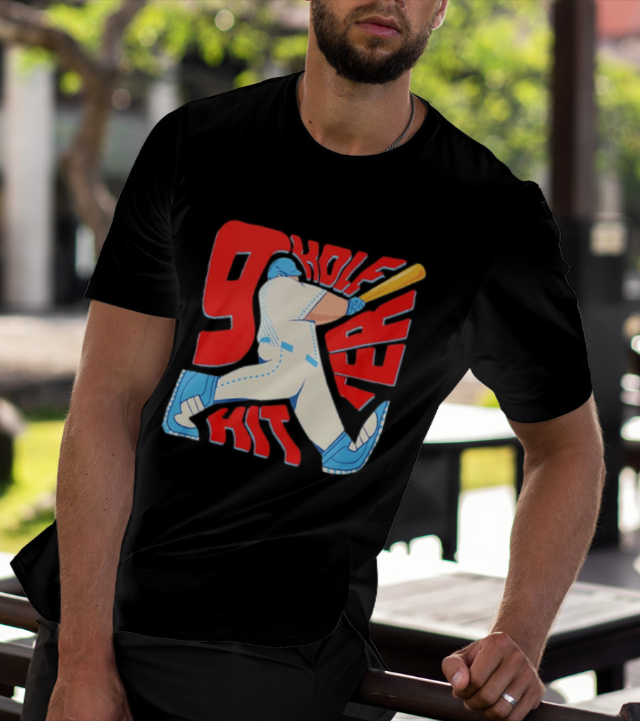 9 Hole Hitter Baseball Second Leadoff T-Shirt