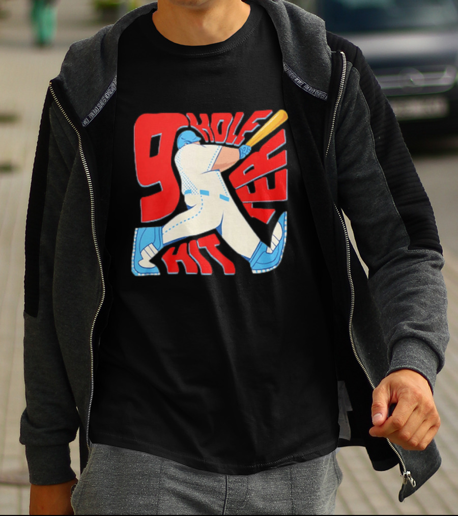 9 Hole Hitter Baseball Second Leadoff T-Shirt