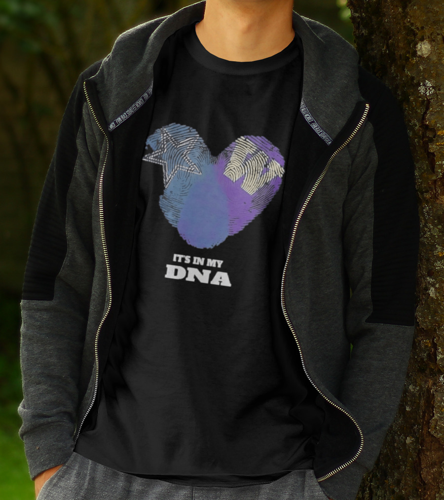 It's In My DNA Dallas Cowboys Star Symbol Fan Pride T-Shirt