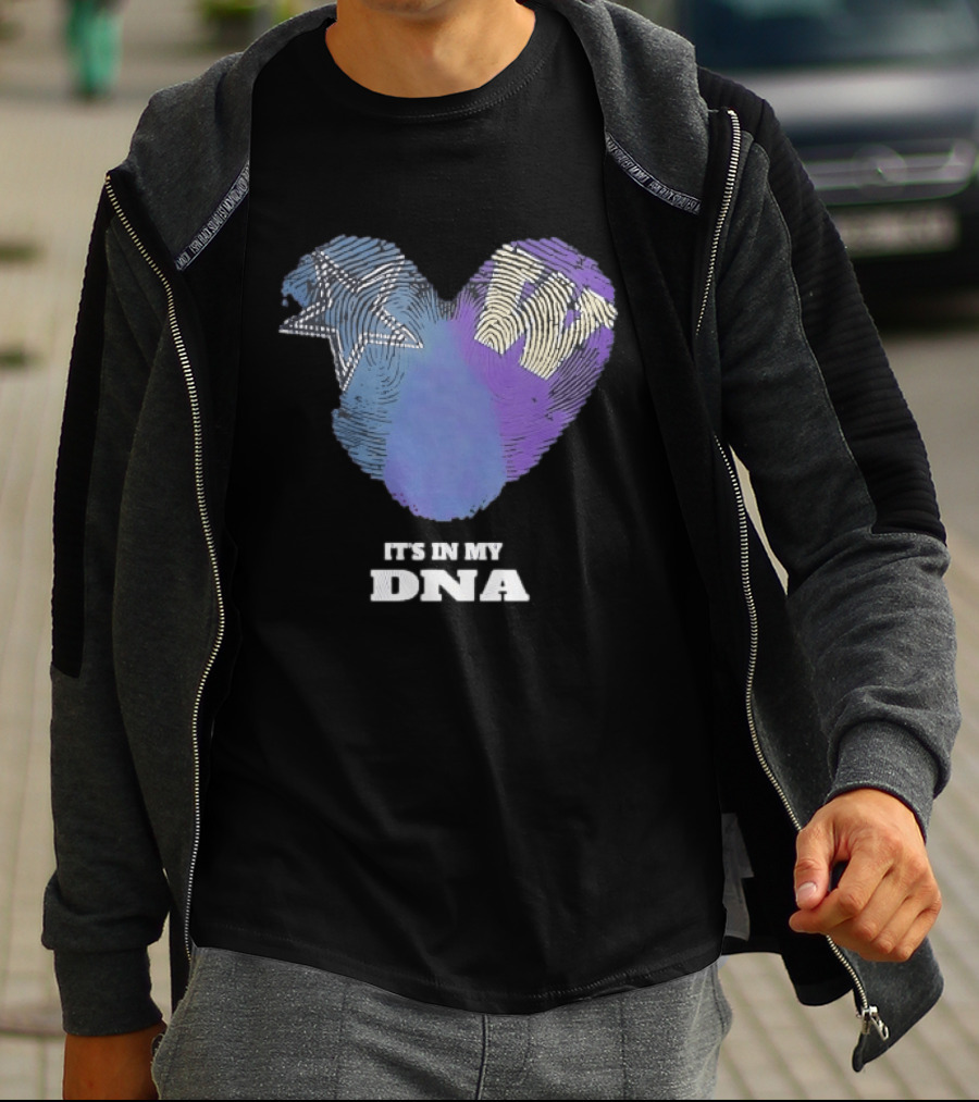 It's In My DNA Dallas Cowboys Star Symbol Fan Pride T-Shirt