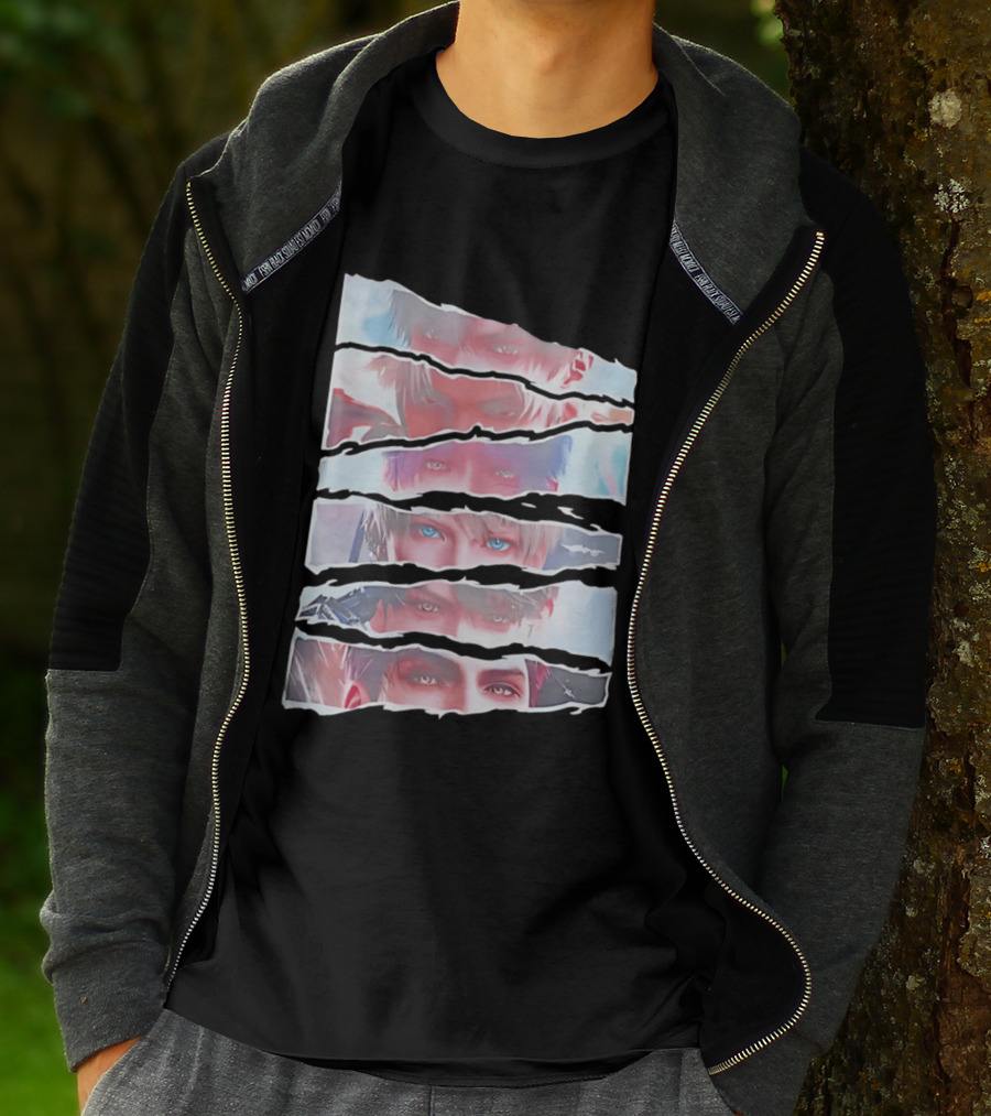 Love And Deepspace Otome Game Character Eyes Collage T-Shirt