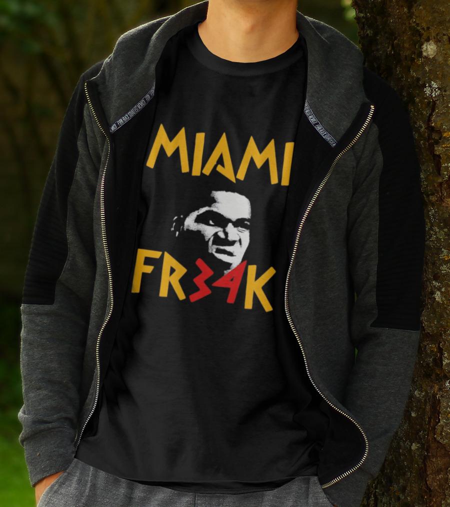Giannis Antetokounmpo Miami Freak 34 Greek Freak Basketball T-Shirt