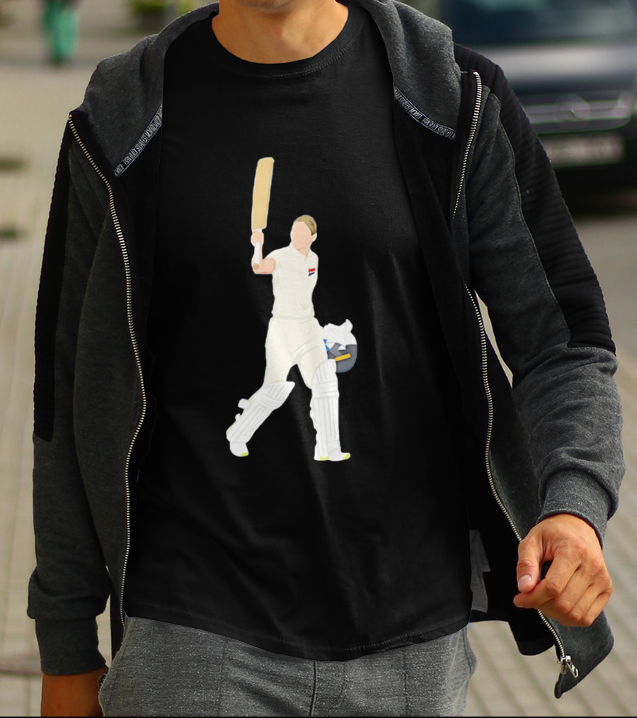Steve Smith Celebrating Australian Cricket Icon Batter T-Shirt