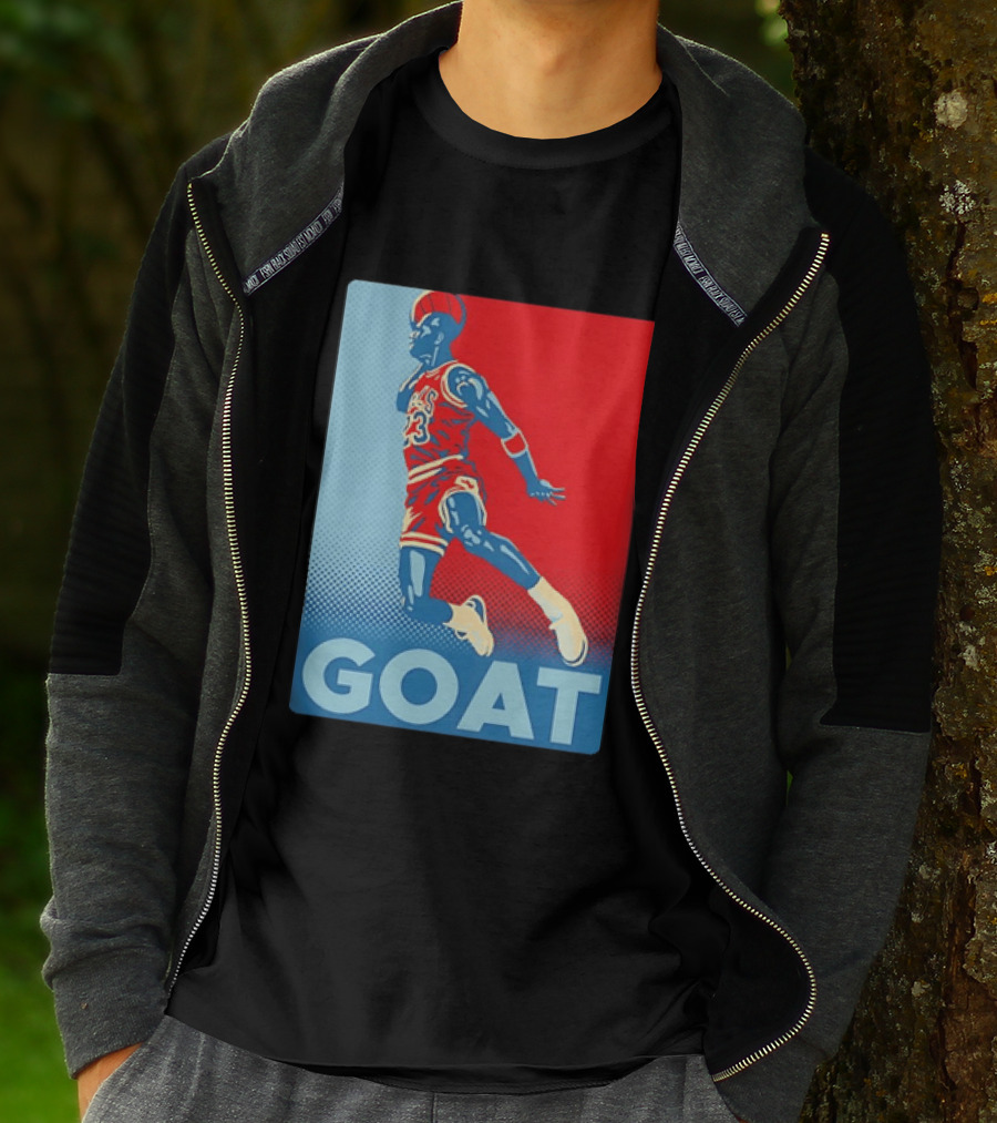 Michael Jordan GOAT Slam Dunk Chicago Bulls 23 T-Shirt