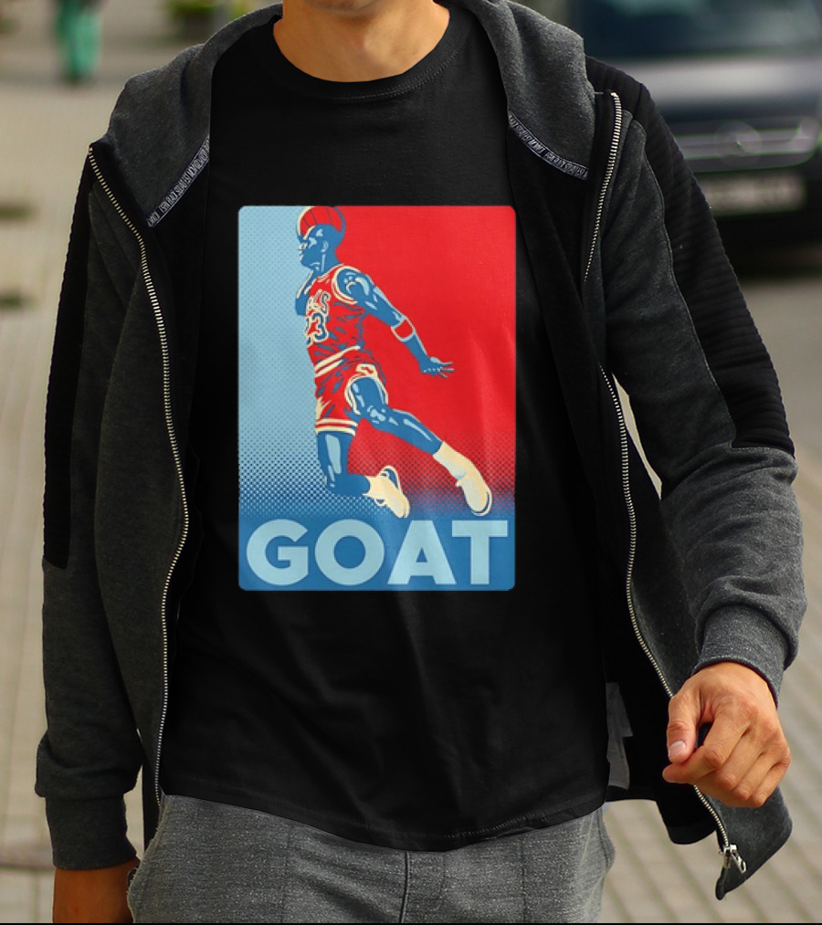 Michael Jordan GOAT Slam Dunk Chicago Bulls 23 T-Shirt