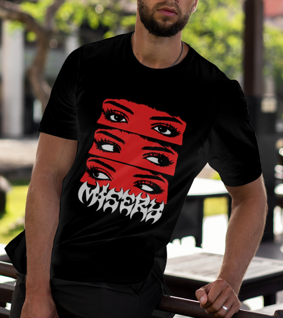 Misery Red Eyes Triple Stare T-Shirt