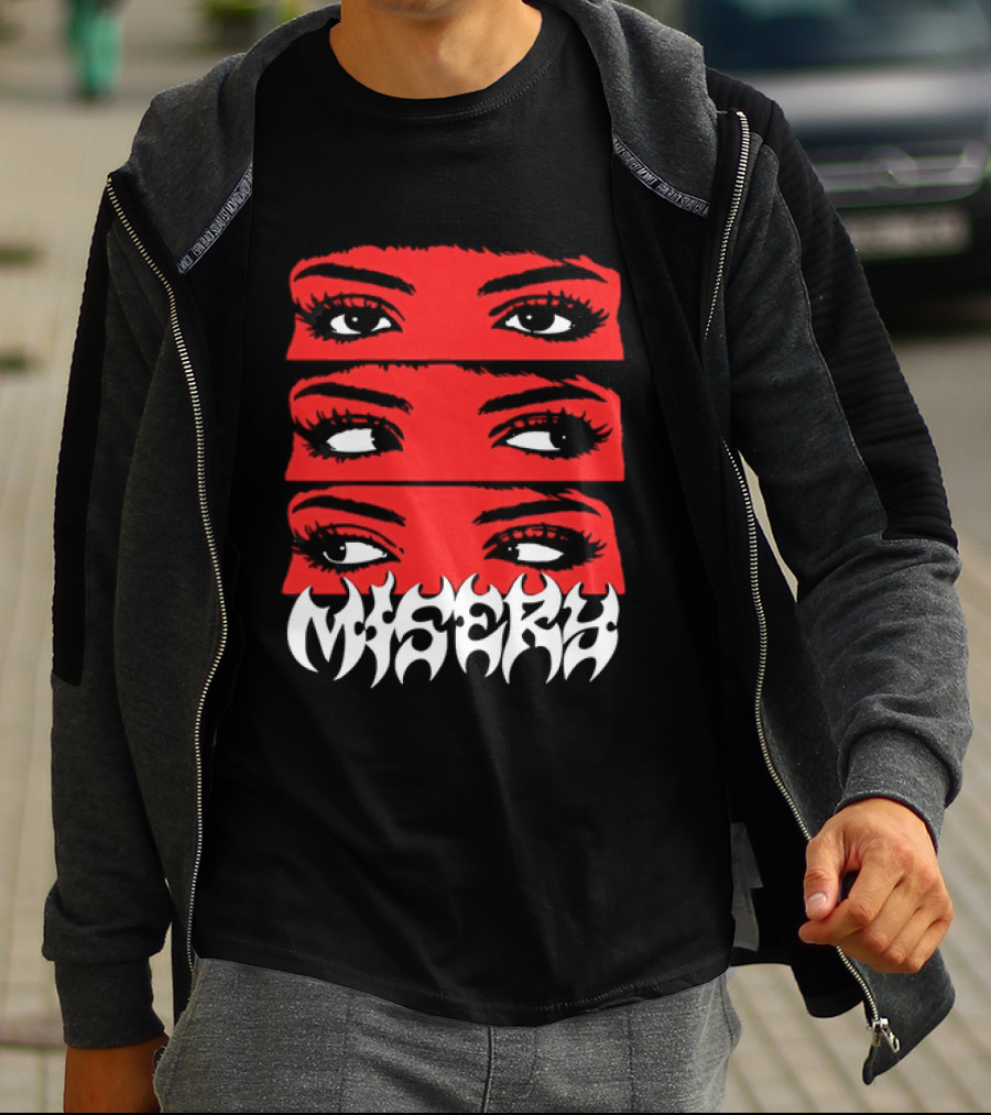 Misery Red Eyes Triple Stare T-Shirt
