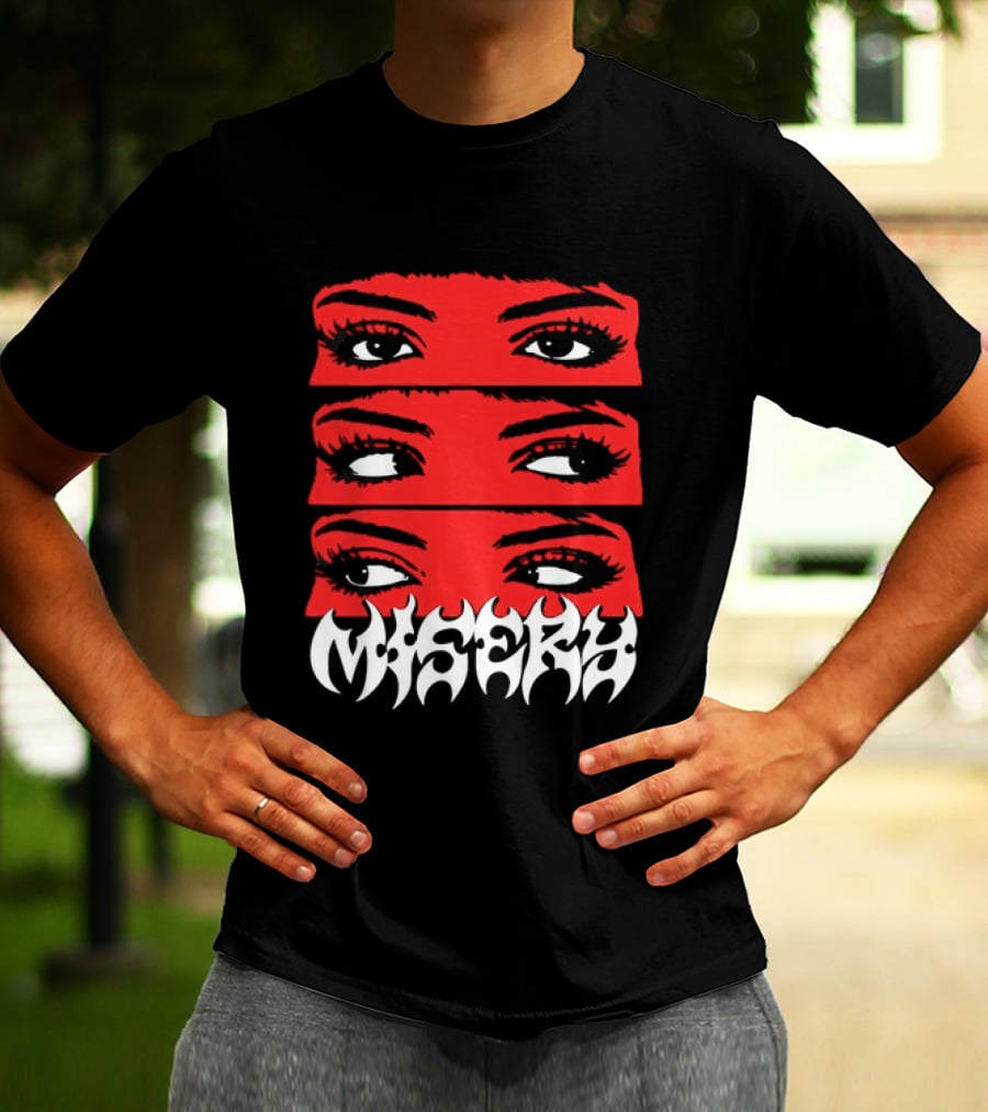 Misery Red Eyes Triple Stare T-Shirt