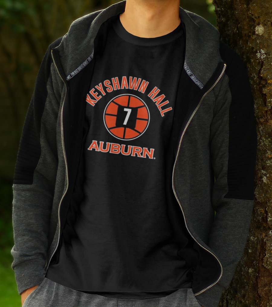 Keyshawn Hall Auburn Basketball Number 7 T-Shirt