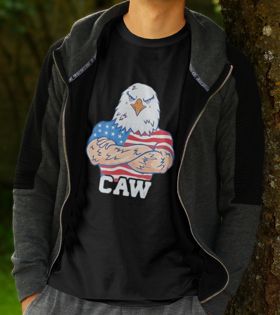 Pat McAfee Eagle Caw American Flag 4th Of July T-Shirt