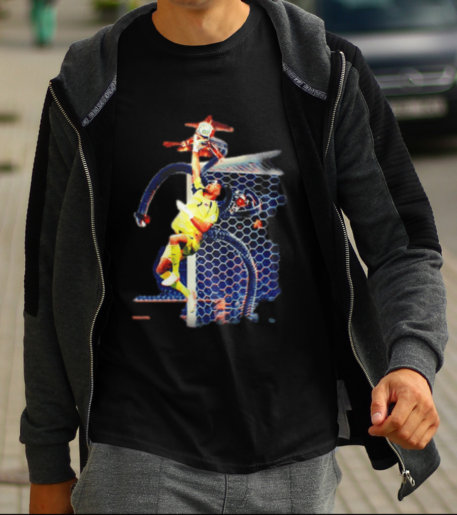 Vozinha Cape Verde Goalkeeper Octopus Marvel Mashup Soccer Heroics T-Shirt
