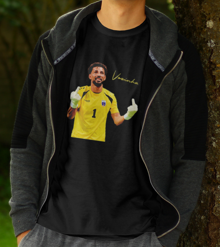 Vozinha Cape Verde National Team Number 1 Player Gesture T-Shirt