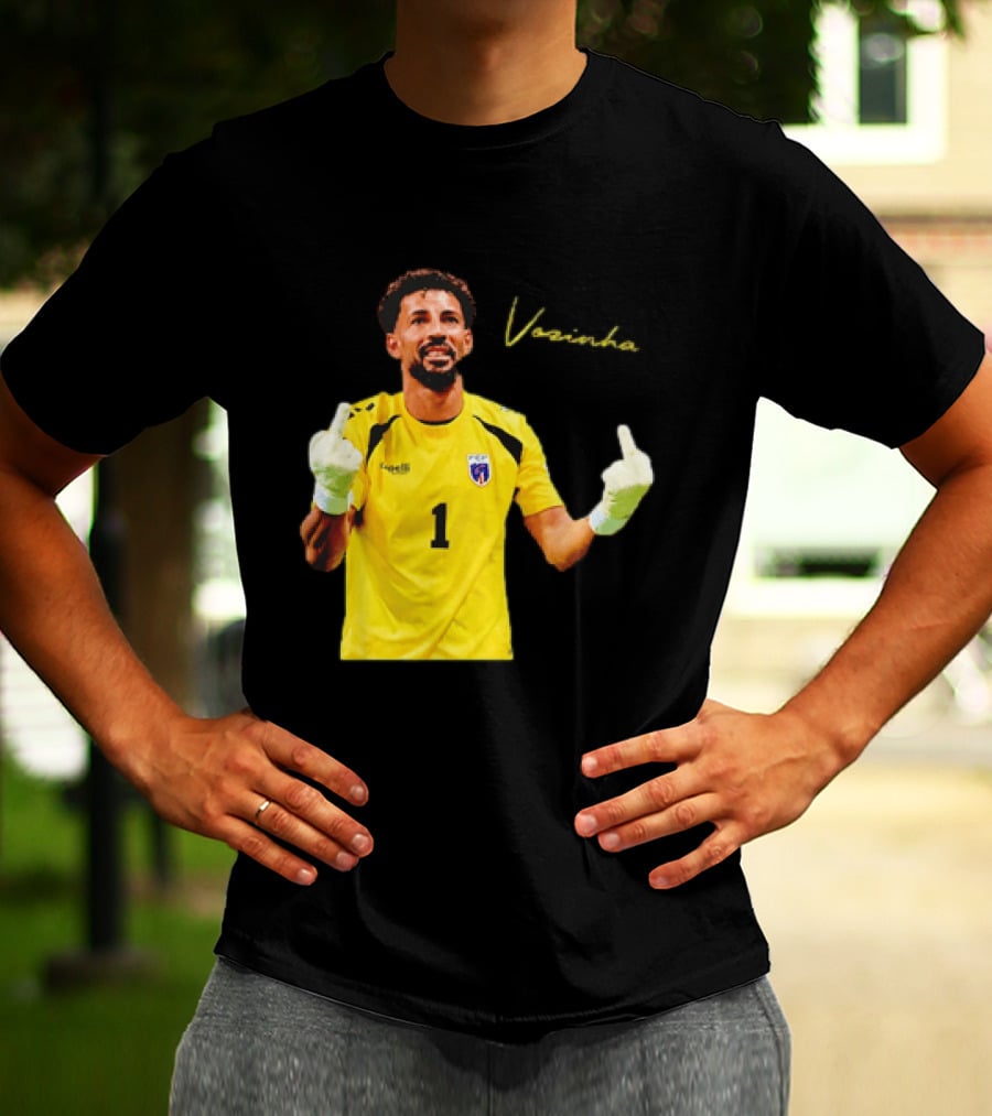 Vozinha Cape Verde National Team Number 1 Player Gesture T-Shirt