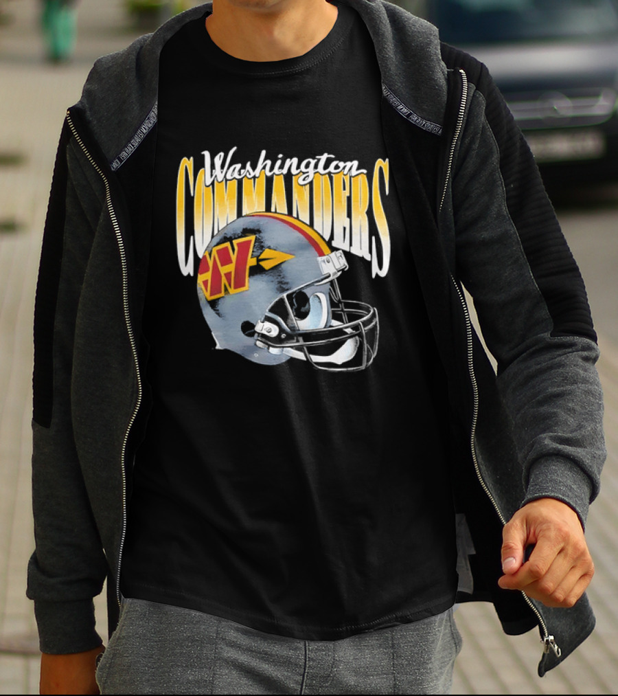 Washington Commanders Football Helmet Men's T-Shirt