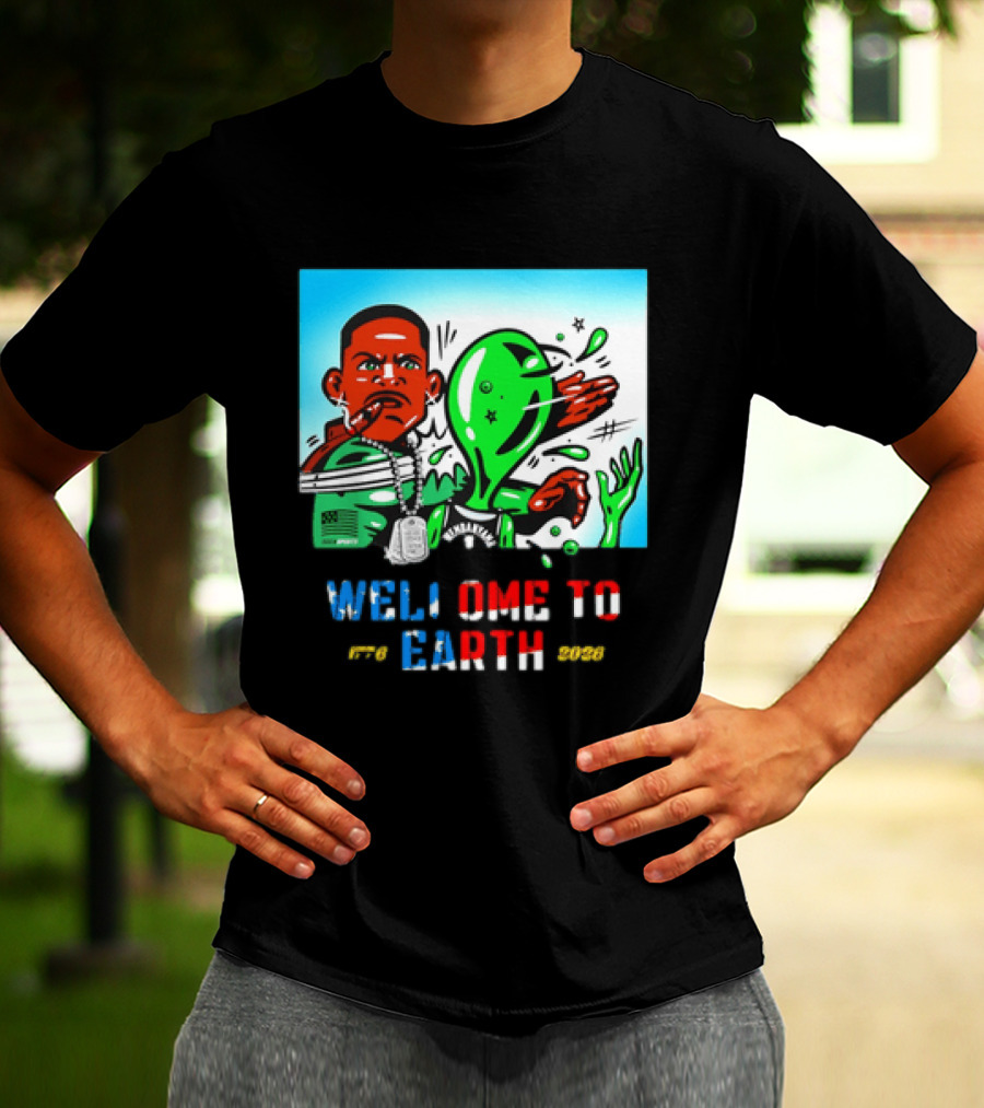 Victor Wembanyama San Antonio Spurs Welcome To Earth 1776 2026 T-Shirt