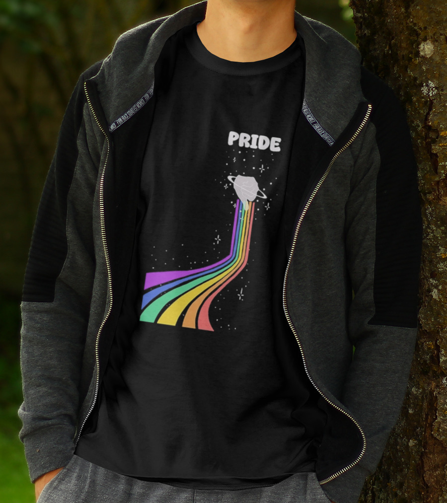 Pride Rainbow Space Hand Magic T-Shirt