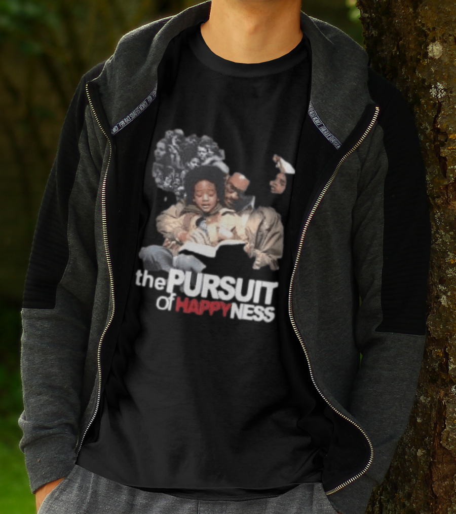 The Pursuit Of Happyness Will Smith Jaden Smith Movie Scene T-Shirt