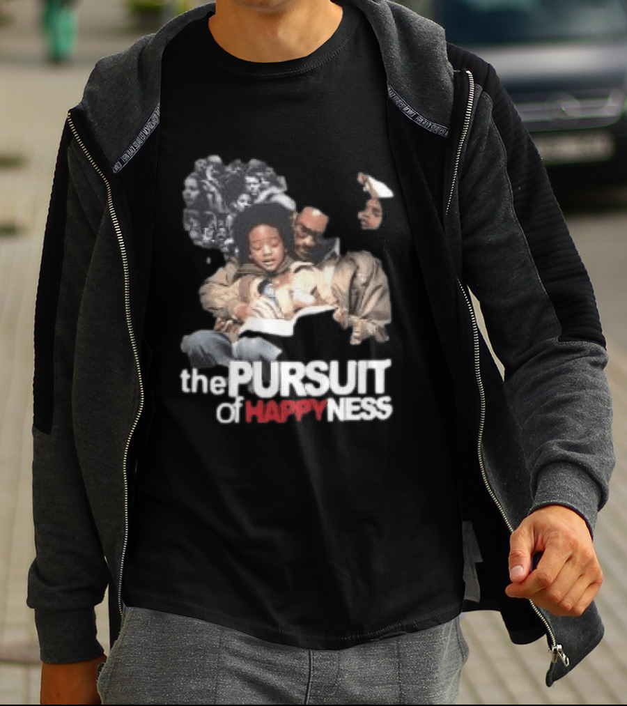 The Pursuit Of Happyness Will Smith Jaden Smith Movie Scene T-Shirt