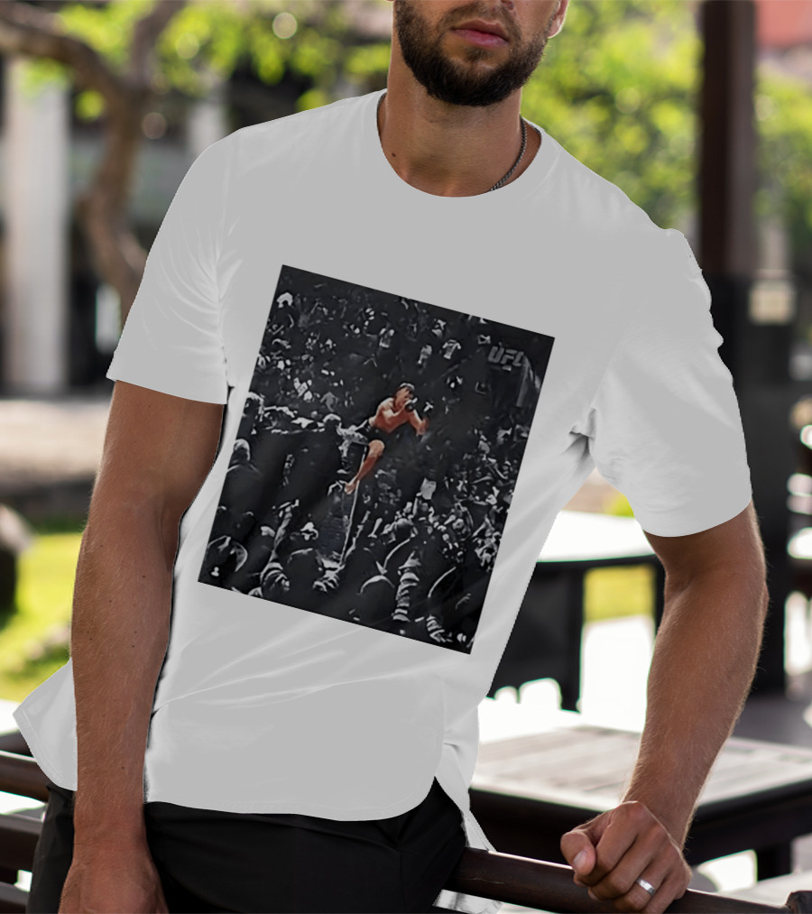 Diego Lopes UFC Middle Finger Crowd Moment T-Shirt