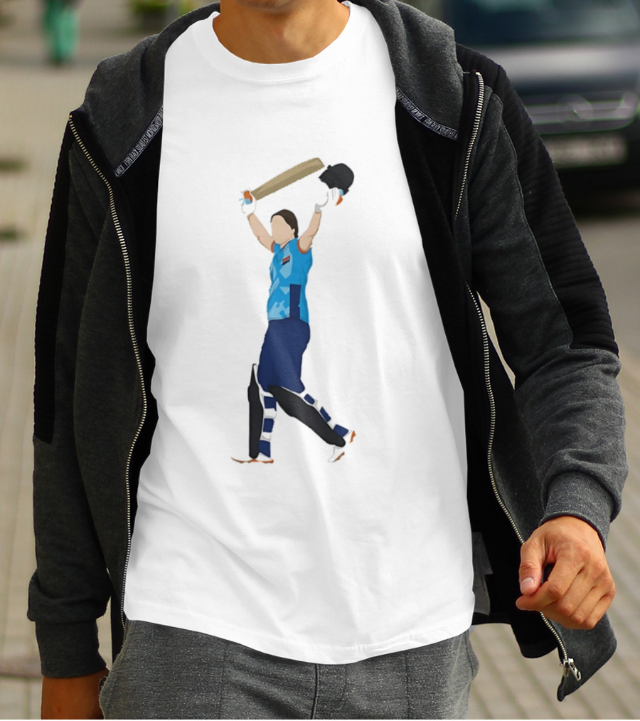 Nat Sciver Brunt England Cricket Iconic Batting Celebration T-Shirt