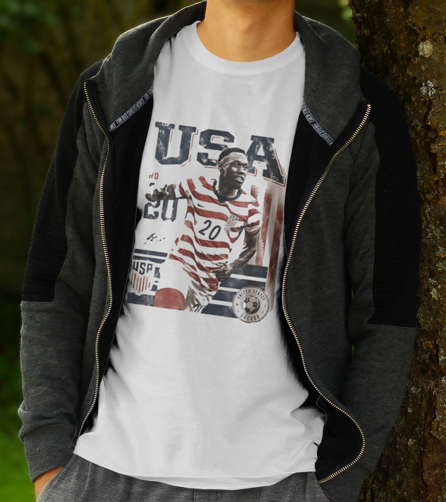 USA Soccer No. 20 United States Soccer Folarin Balogun T-Shirt