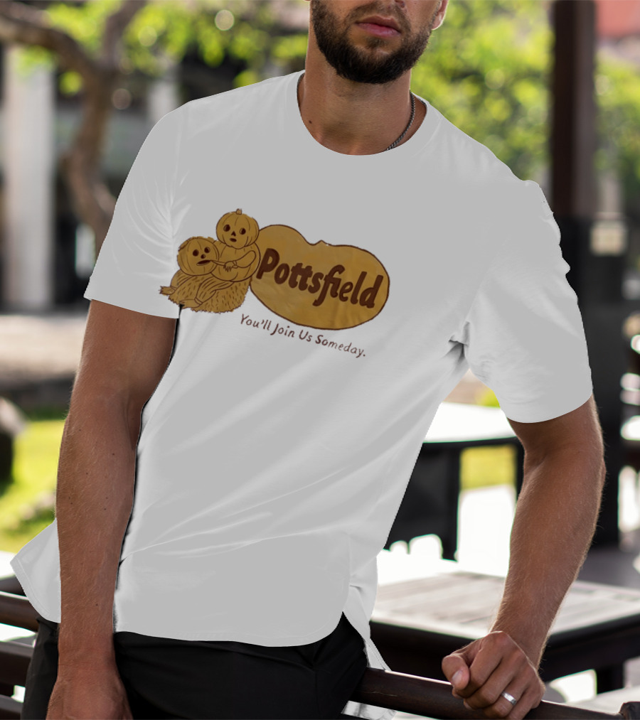 Pottsfield You'll Join Us Someday Pumpkin Characters Over The Garden Wall T-Shirt