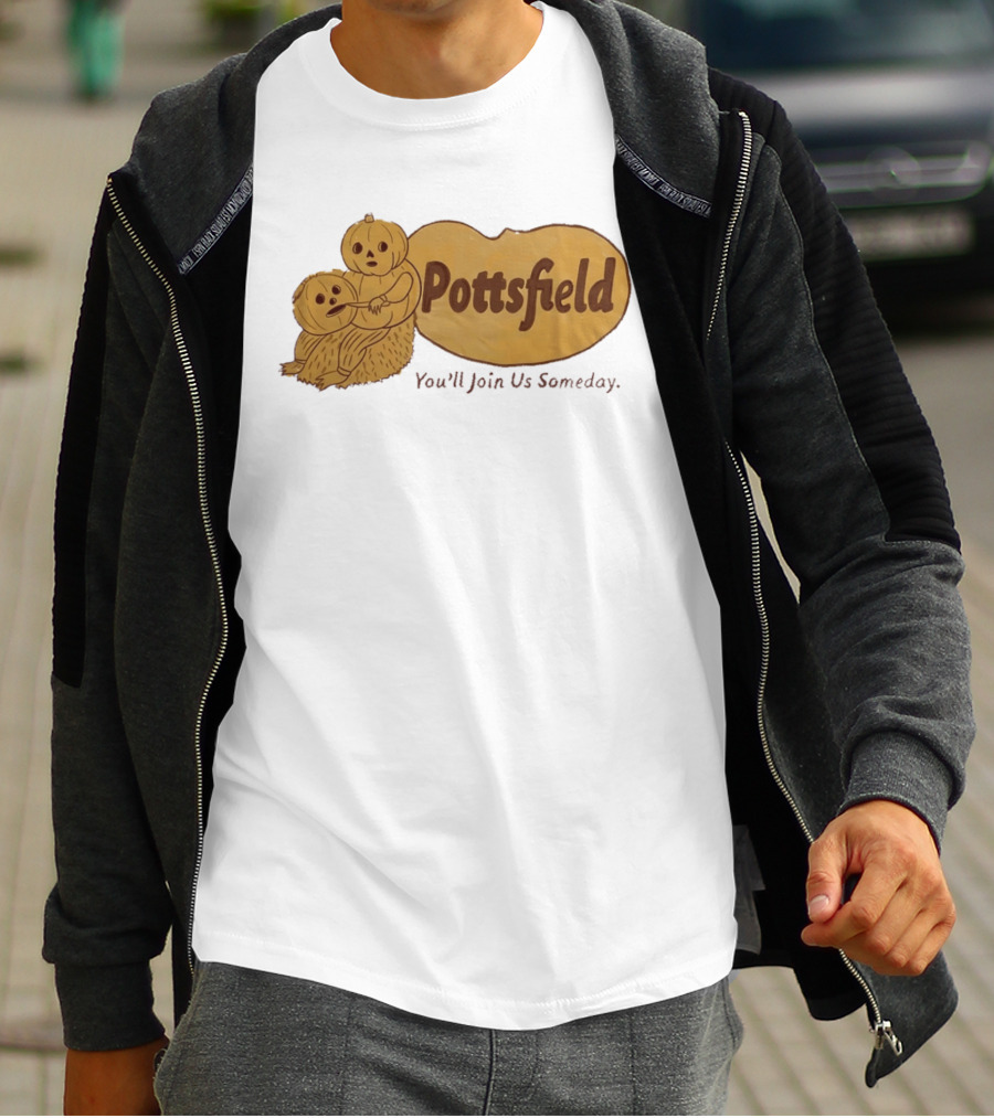 Pottsfield You'll Join Us Someday Pumpkin Characters Over The Garden Wall T-Shirt