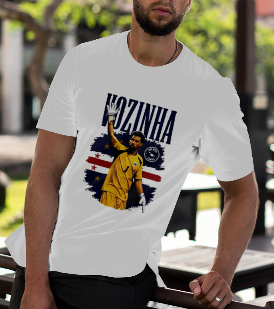 Vozinha Cabo Verde Goalkeeper Cape Verde National Team Soccer T-Shirt
