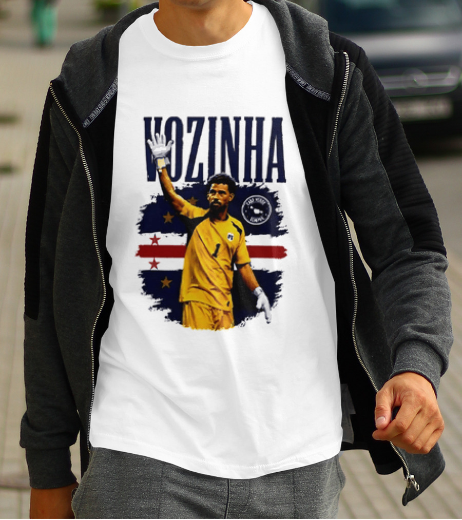 Vozinha Cabo Verde Goalkeeper Cape Verde National Team Soccer T-Shirt