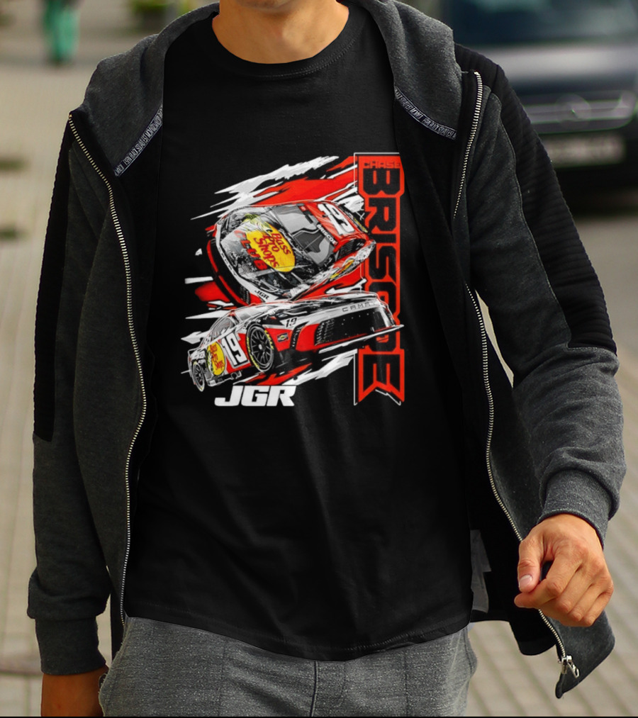 Chase Briscoe 19 Joe Gibbs Racing Bass Pro Shops Toyota Camry NASCAR JGR T-Shirt